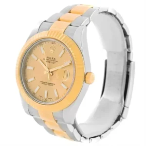 Rolex Datejust II Steel 18K Yellow Gold Oyster Bracelet Replica 116333CSO